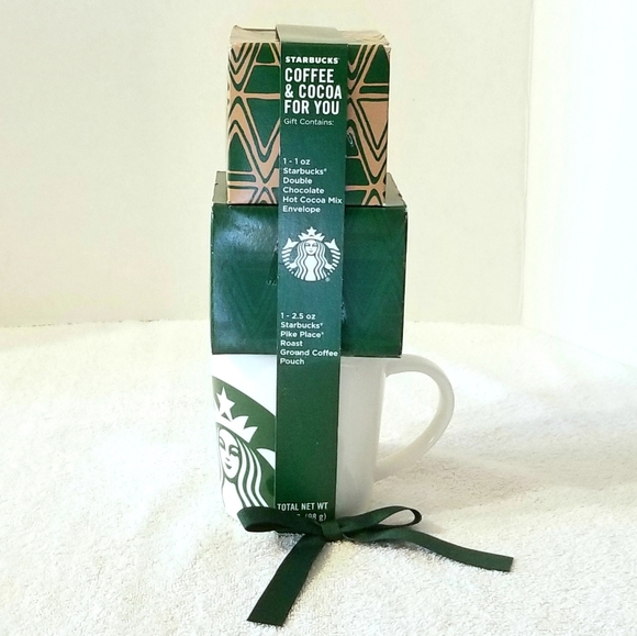 ๐๏ธ Starbucks 14oz Siren Logo Mug Gift Set - Picture 3 of 4